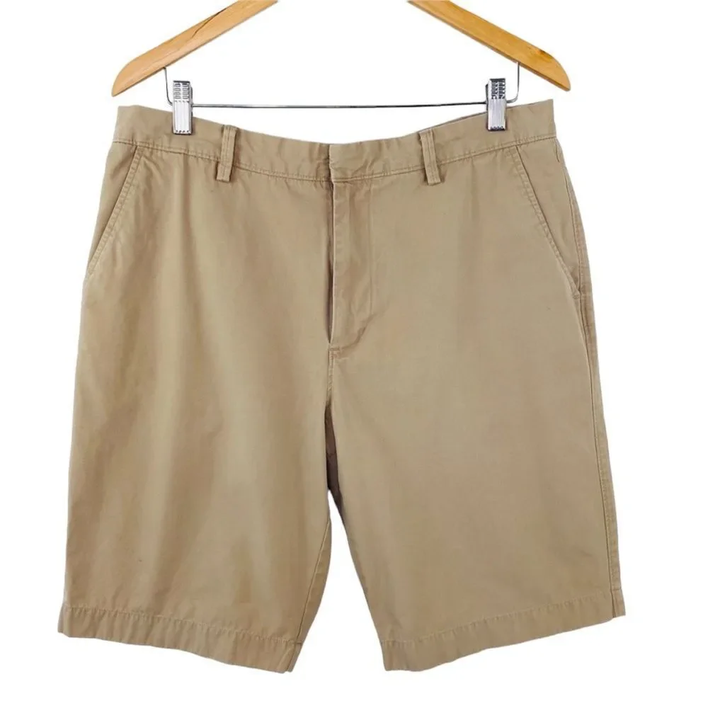 J. Crew khaki Rivington shorts size 35